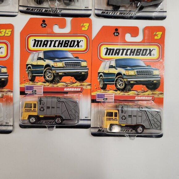 Matchbox Work Trucks Peterbilt Volvo Bedford Tanker Garbage Diecast Cars Lot MOC - Picture 2 of 15